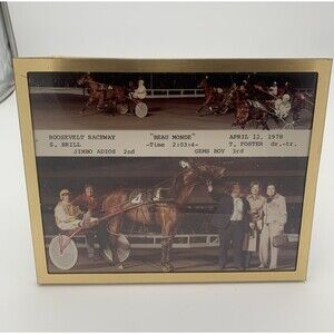 Vtg Harness Racing Event Roosevelt Raceway  April 12th, 1978 “Beau Monde” Winner